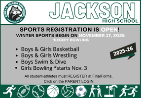 High School Winter Sports Registration